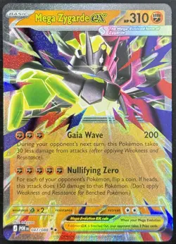 Mega Zygarde ex 047/088 Double Rare Perfect Order NM Pokemon Card - Image 1