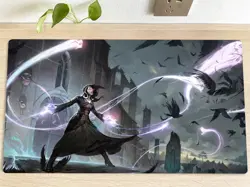 MTG Liliana Vess Playmat TCG CCG Table Pad Trading Card Game Mat Mousepad & Bag - Image 1