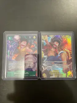 Reserved Custom One Piece Card Lot of 2 Monkey D Luffy SEC/Alt Art - Image 1