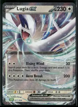 Pokemon - Lugia ex 17/34 Trading Card Game Classic NM - Image 1