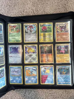 Vintage Pokemon Card Lot 91 Cards binder not included - Image 2