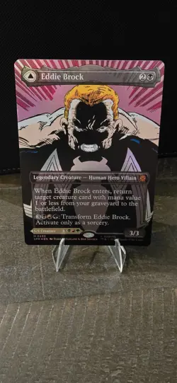 MTG Eddie Brock Venom Lethal Potector (0233) (Borderless) (MR) (Foil) NM - Image 2