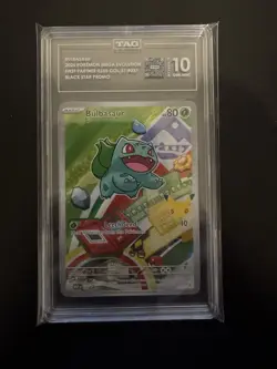 2026 Pokemon Bulbasaur First Partner Black Star Promo ME #037 Tag 10 - Image 1