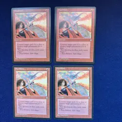 MTG Ice Age Set Playset Four Pyroblast Beautiful Mint/NM 1995 release - Image 1
