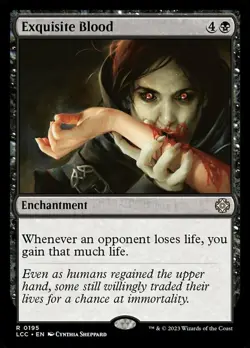 Exquisite Blood - Commander: The Lost Caverns of Ixalan - Near Mint - Image 1