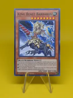 Yugioh - King Beast Barbaros (ETCO-EN030) - Common 1st Edition - Image 1