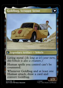 Goldbug, Humanity's Ally 11 Foil M Universes Beyond: Transformers - Image 2