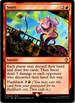 Snort R Sorcery Commander: FINAL FANTASY 58 Near Mint - Image 1