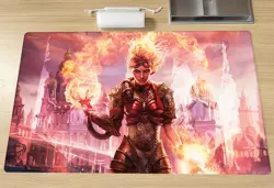 Chandra, Torch of Defiance Board Game MTG Playmat Magic the Gathering TCG Mat - Image 1