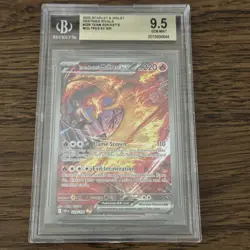 Pokemon TCG Team Rockets Moltres EX Destined Rivals Card 229/182 Gem MT BGS 9.5 - Image 1