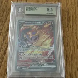 Pokemon TCG Team Rockets Moltres EX Destined Rivals Card 229/182 Gem MT BGS 9.5 - Image 2