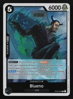 Blueno OP03-090 Foil Rare Pillars of Strength One Piece Card X4 Playset - Image 1