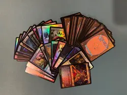ALL FOIL Magic the Gathering 50 Card Lot Booster Packs - Common/Uncommon - NM/LP - Image 1