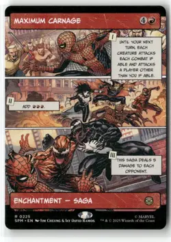 Maximum Carnage Marvel's Spider-Man Regular 225 NM Magic MTG - Image 1