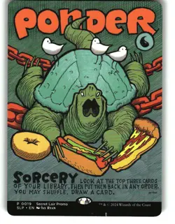 Magic the Gathering - Secret Lair Showdown Ponder 2023 19 Promo - Image 1