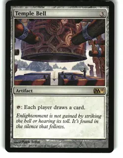 Magic the Gathering - Magic 2011 (M11) Temple Bell 2011 217 Rare - Image 1