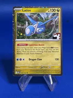 Latios 101/132, NM Cosmos Holo, Prize Pack Series 8, Stamped Pokemon Play! Promo - Image 1