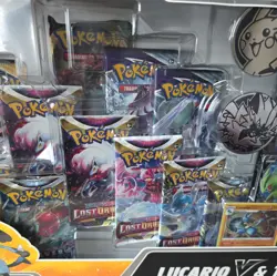 🔥 Pokemon Heavy Hitters Premium Collection Sealed Box Lucario V & Tyrantirar V - Image 4