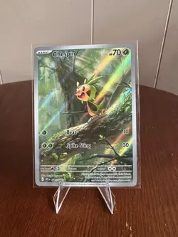 Chespin 087/086 Chaos Rising Illustration Rare NM - Image 1