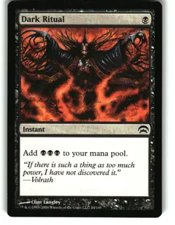 Magic the Gathering - Planechase Dark Ritual 2009 24 Common - Image 1
