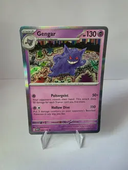 Pokemon TCG Gengar 094/165 Holo 130 HP Hollow Dive 110 (EN) - Image 1