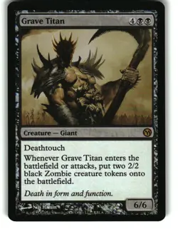 Magic the Gathering - Media Promos Grave Titan 2012 Promo Foil - Image 1