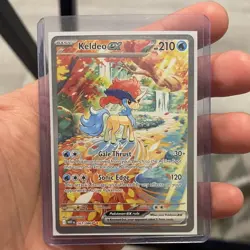 Pokemon TCG Keldeo ex 167/086 Sv: White Flare Holo SIR EX 210 HP English - Image 1