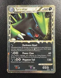 Tyranitar Prime 88/95 Holo Unleashed Pokemon TCG HP With Swirl🌀 - Image 1