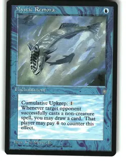 Magic the Gathering - Ice Age Mystic Remora 1995 87 Common - Image 1