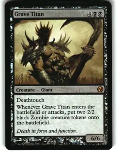 Magic the Gathering - Media Promos Grave Titan 2012 Promo Foil - Image 1