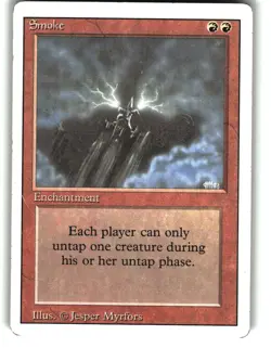 Magic the Gathering - Revised Edition Smoke 1994 Rare - Image 1