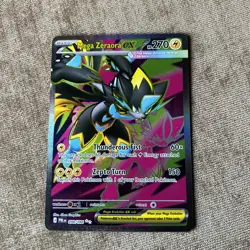 Mega Zeraora EX 098/084 Mega Evolution Pitch Black Full Art Rare NM Pokemon - Image 1