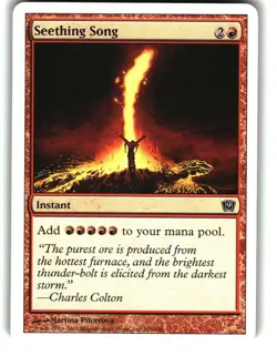 Magic the Gathering - 9th Edition Seething Song 2005 216 Common - Image 1