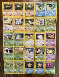 Vintage Pokemon Gym Heroes Lot Of 25 Various Sets Rares WOTC 1999-2000 HP/DMG - Image 1