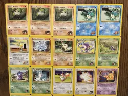 Vintage Pokemon Gym Heroes Lot Of 25 Various Sets Rares WOTC 1999-2000 HP/DMG - Image 2