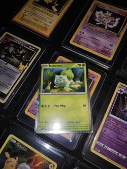 Pokemon Black Star Promo BSP SVP046 Bulbasaur Cosmos Holo Card - Image 1