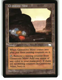 Magic the Gathering - Weatherlight Gemstone Mine 1997 Uncommon - Image 1