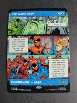 The Clone Saga (Borderless) Rare MTG Spider-Man - Image 1
