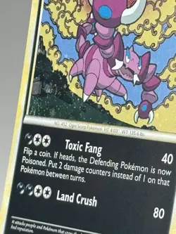 Pokemon TCG Drapion Triumphant 4/102 Holo Rare Card w/ SWIRL 💫 NM/MNT - Image 4