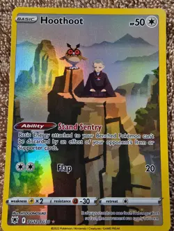 Pokemon ***HOOTHOOT*** Full Art Card / Exc Condition - Image 1