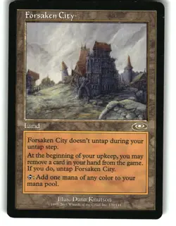 Magic the Gathering - Planeshift Forsaken City 2001 139 Rare - Image 1