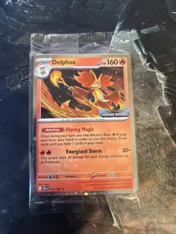 Delphox 013/086 Stamped Promo SEALED Chaos Rising Pokemon Card - Image 1