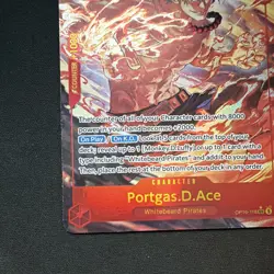 Bandai One Piece Card Game - Portgas D Ace OP16-118 Secret Rare Special EN 6000 - Image 4