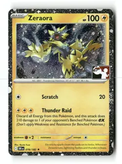 Zeraora (Cosmos Holo) 078/182 R Prize Pack Series Cards Pokemon NM - Image 1