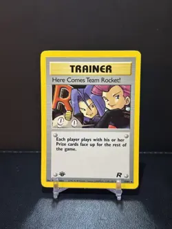 Here Comes Team Rocket! 15/82 Team Rocket 1st Edition Holo Rare Pokemon Card - Image 1