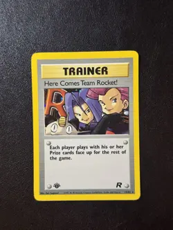 Here Comes Team Rocket! 15/82 Team Rocket 1st Edition Holo Rare Pokemon Card - Image 3