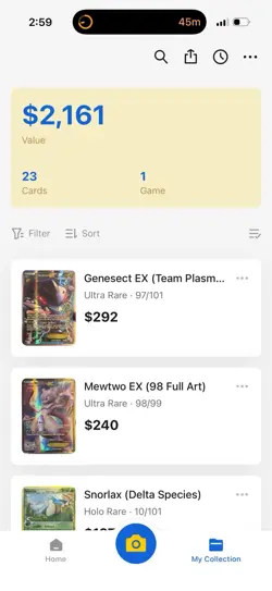 Pokemon Card Lot 23 EX Full Art Holo Rare Vintage Sleeved Unplayed - Image 1
