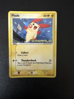 Pokemon Card - Plusle Emerald 39/106 Reverse Holo Uncommon Stamped - Image 2