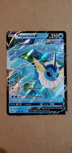Vaporeon V - SWSH150 SWSH: Sword & Shield Promo Cards Promo NM - Image 1