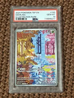 Deerling - Pokemon Temporal Forces 165/162 Illustration Rare - PSA 10 - Image 1